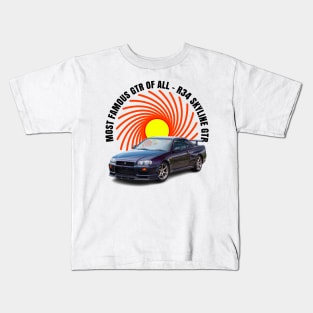 R34 GTR Kids T-Shirt